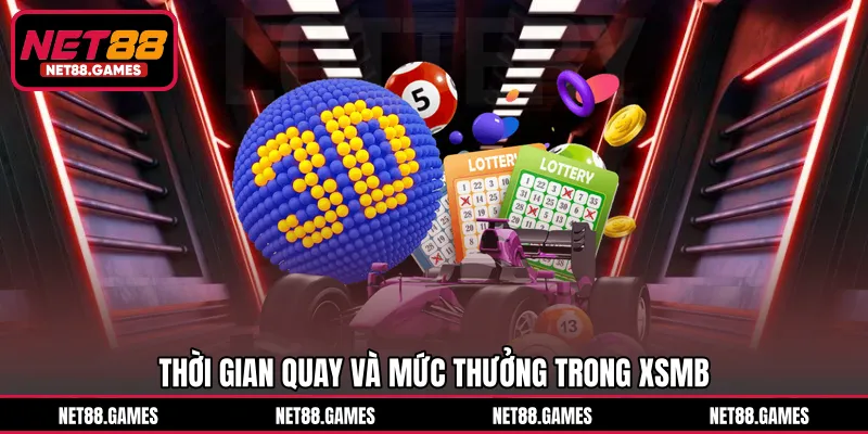 Thời gian quay và mức thưởng trong XSMB